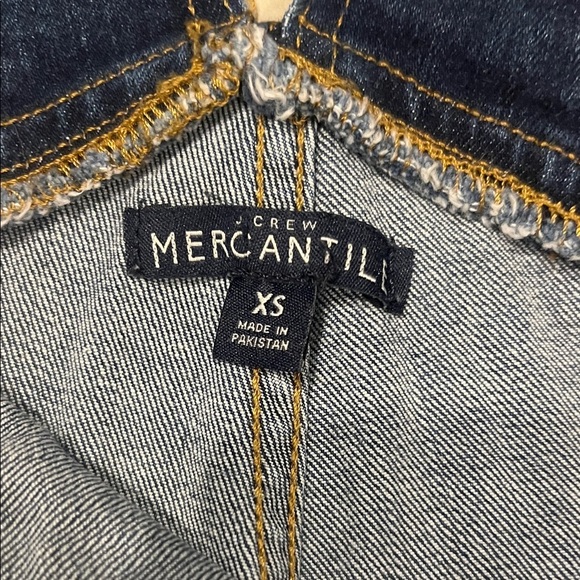 Indigo Blue Denim Jean Overalls Jumpsuit Size XS - Picture 4 of 12